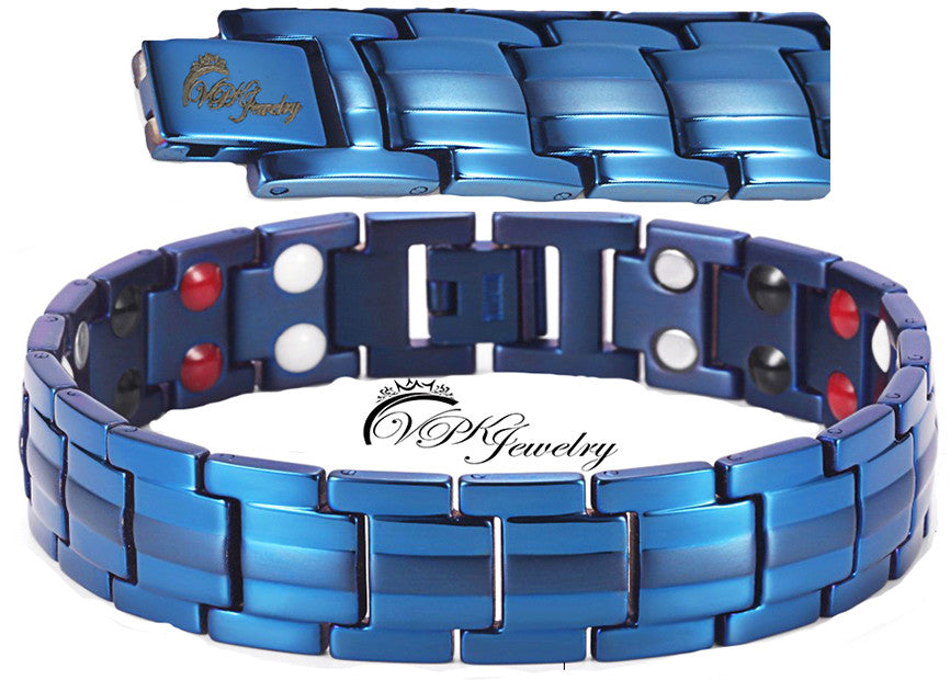 Magnet bracelet Magnetic Titanium Therapy Bangle Adjuster New VPKJewelry