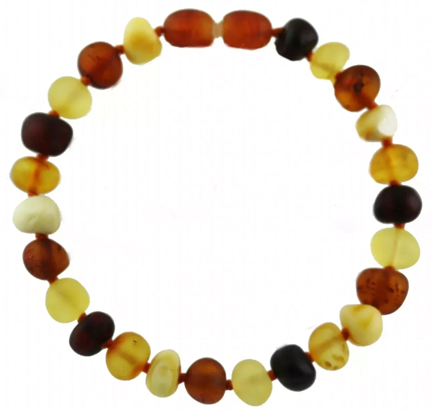 Genuine Amber Bracelet Necklace Anklet Real Beads Multicolor Unpolished Boy Girl