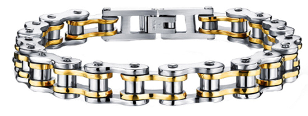 VPKJewelry Love Men Women 9'' 8.5" 7.5'' Motorcycle Bike Biker Bracelet 12mm