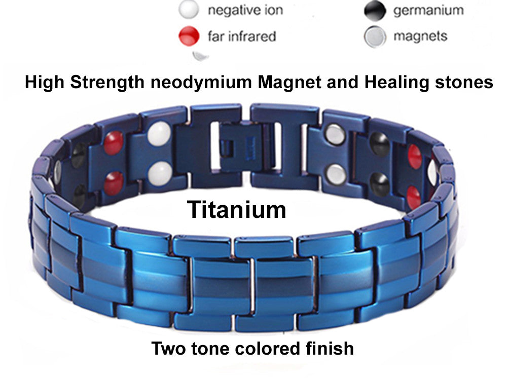 Magnet bracelet Magnetic Titanium Therapy Bangle Adjuster New VPKJewelry