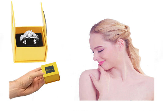 2pc or 3pc Real 925 Sterling silver Women Wedding  Cubic Zirconia Ring S 4-11.5