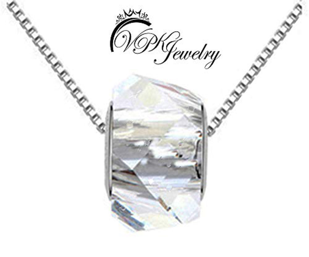 Necklace Crystal Pendant Chain made with SWAROVSKI elements free box US seller
