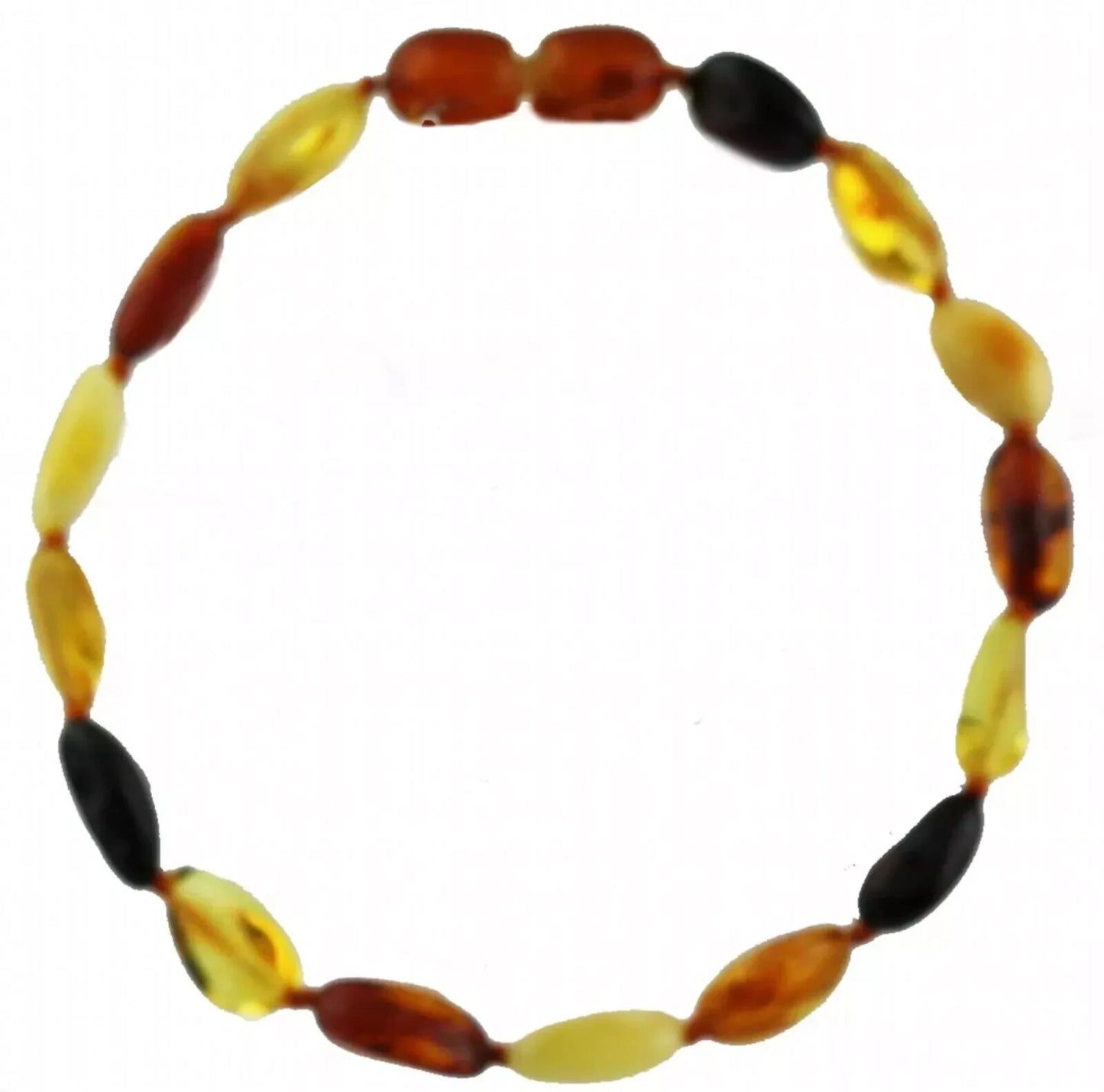 Genuine Amber Bracelet Necklace Anklet Real Beads Multicolor Unpolished Boy Girl