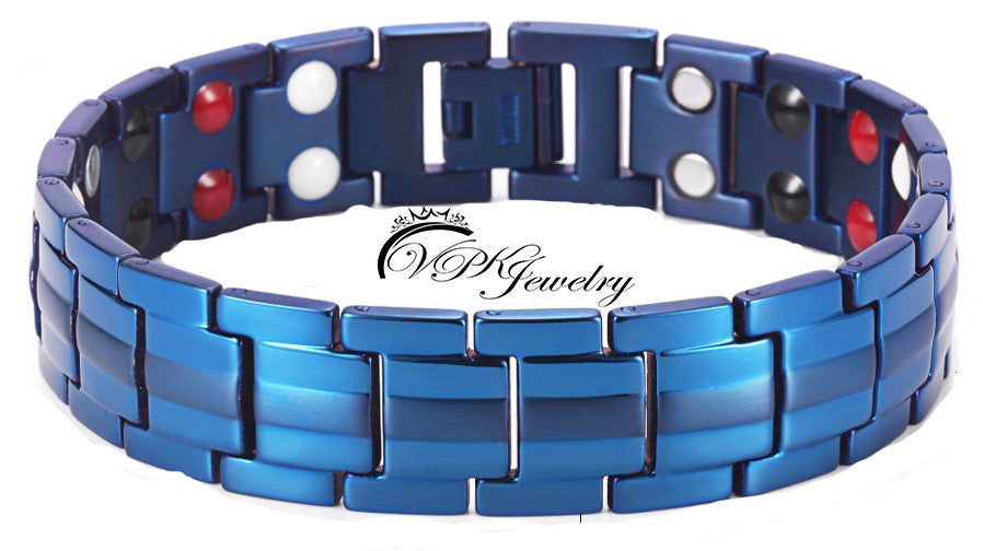 Magnet bracelet Magnetic Titanium Therapy Bangle Adjuster New VPKJewelry