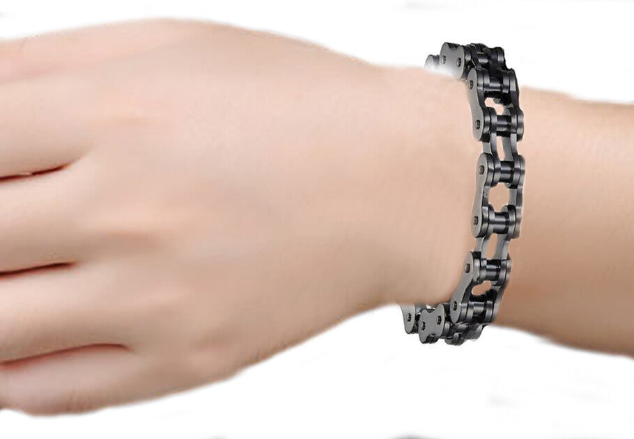 VPKJewelry Love Men Women 9'' 8.5" 7.5'' Motorcycle Bike Biker Bracelet 12mm