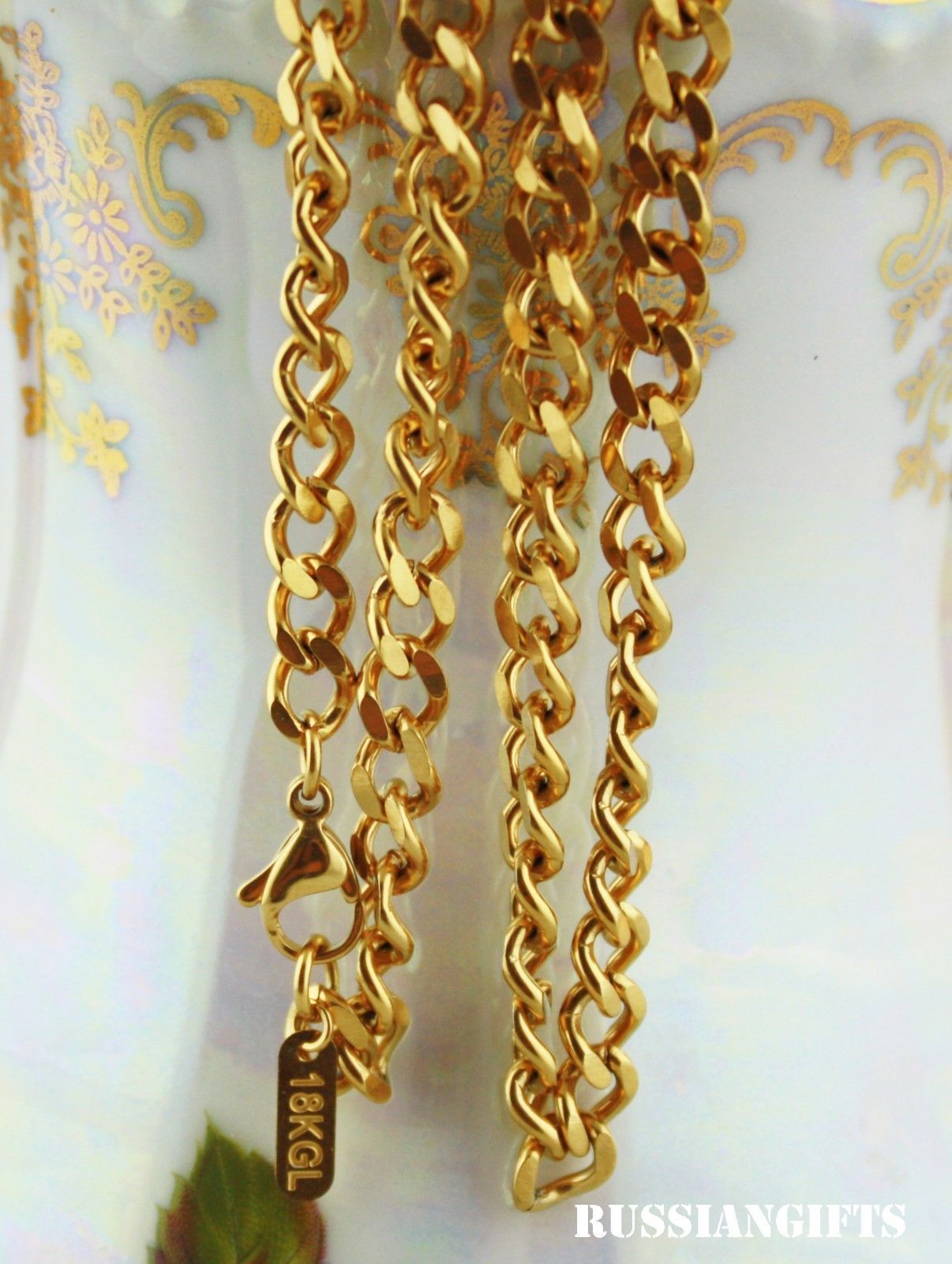 Stainless steel Link Cuban Chain Necklace Bracelet 4 6 9mm 7-36'' VPKJewelry