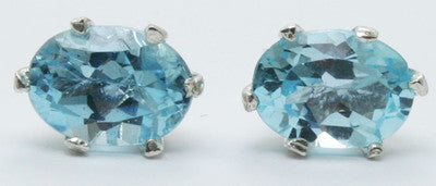 VPKJewelry 925 sterling silver stud earrings BIRTHDAY STONES US seller gifts box