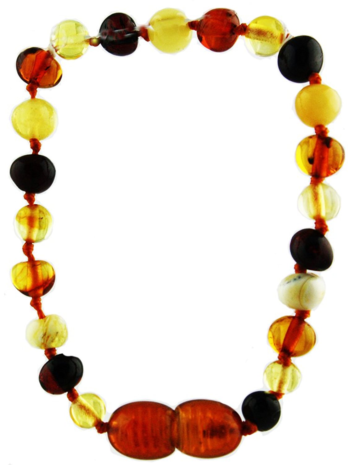 VPKJewelry Amber Teething Bracelet Babies Anti Inflammatory Drooling Pain Reduce Properties Multi-color Baltic
