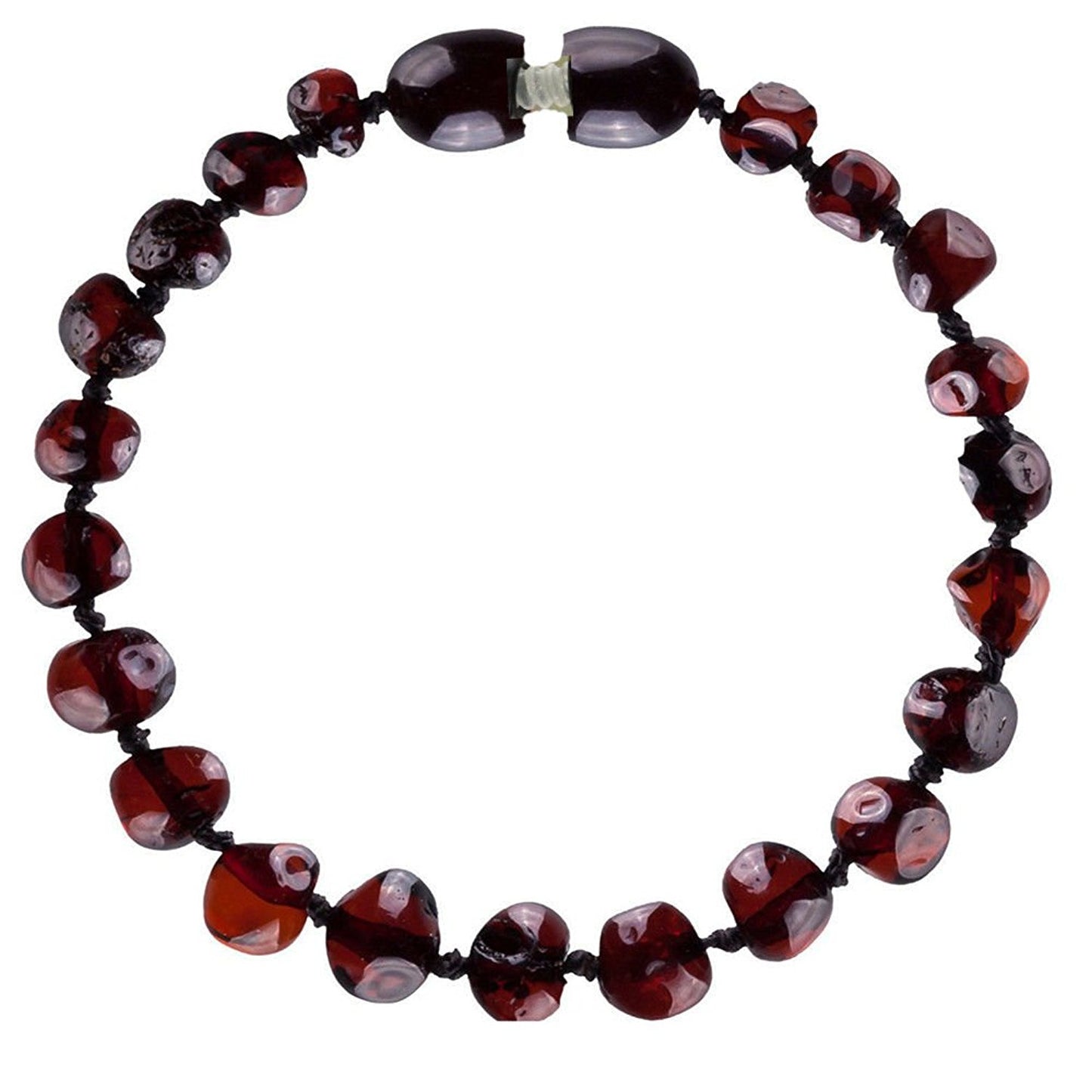 VPKJewelry Amber Teething Bracelet Babies Anti Inflammatory Drooling Pain Reduce Properties Cherry Baltic