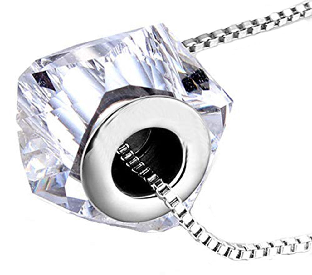  Necklace Crystal Pendant Chain made with SWAROVSKI elements free box US seller 