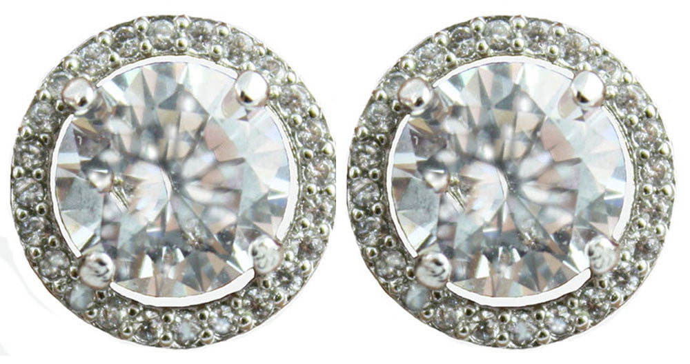 Women's 18k White or Yellow Gold Plated Russian Earrings buy 2 get 1 free 