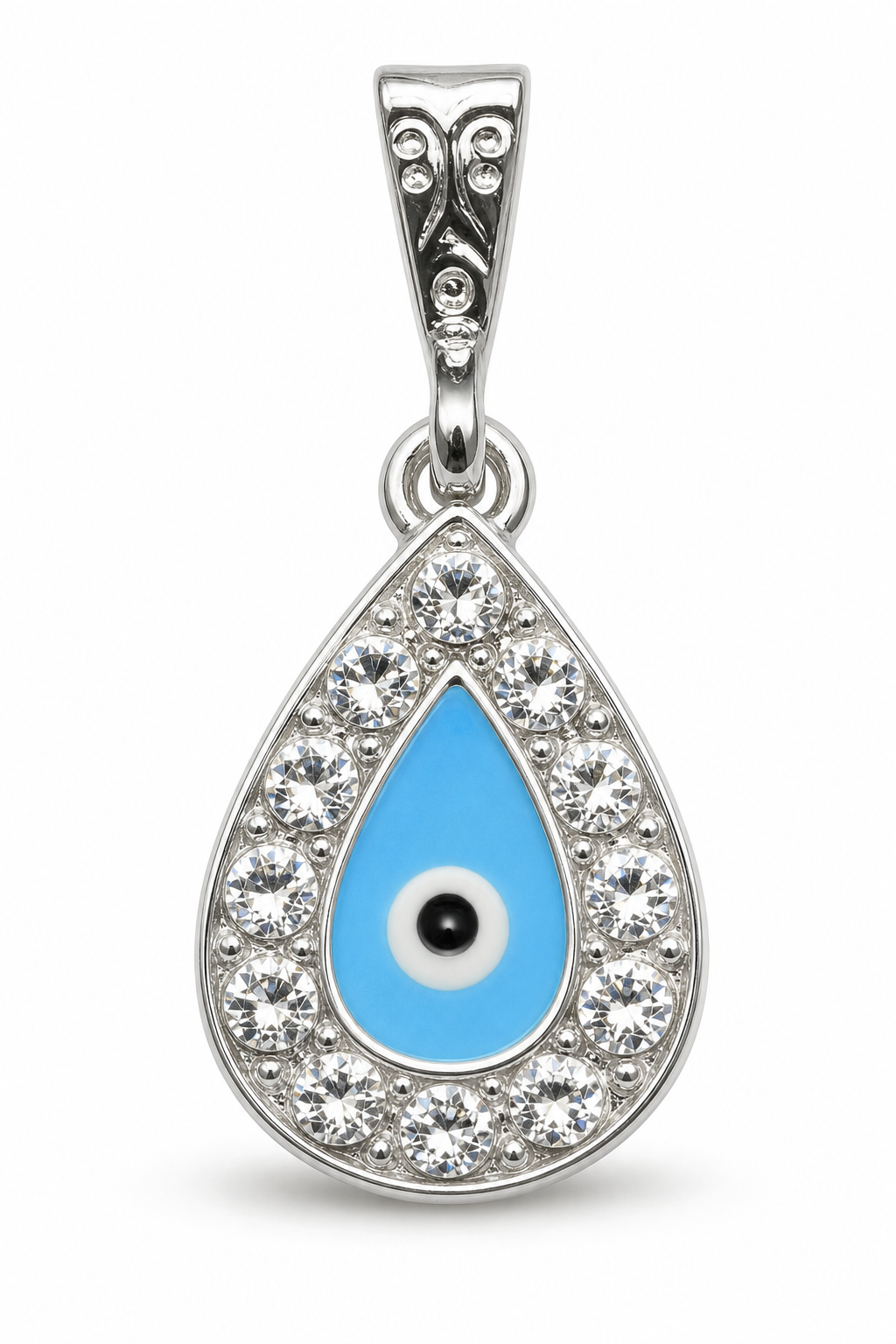 VPKJewelry 925 sterling silver Evil Eye pendant upgraded image 2