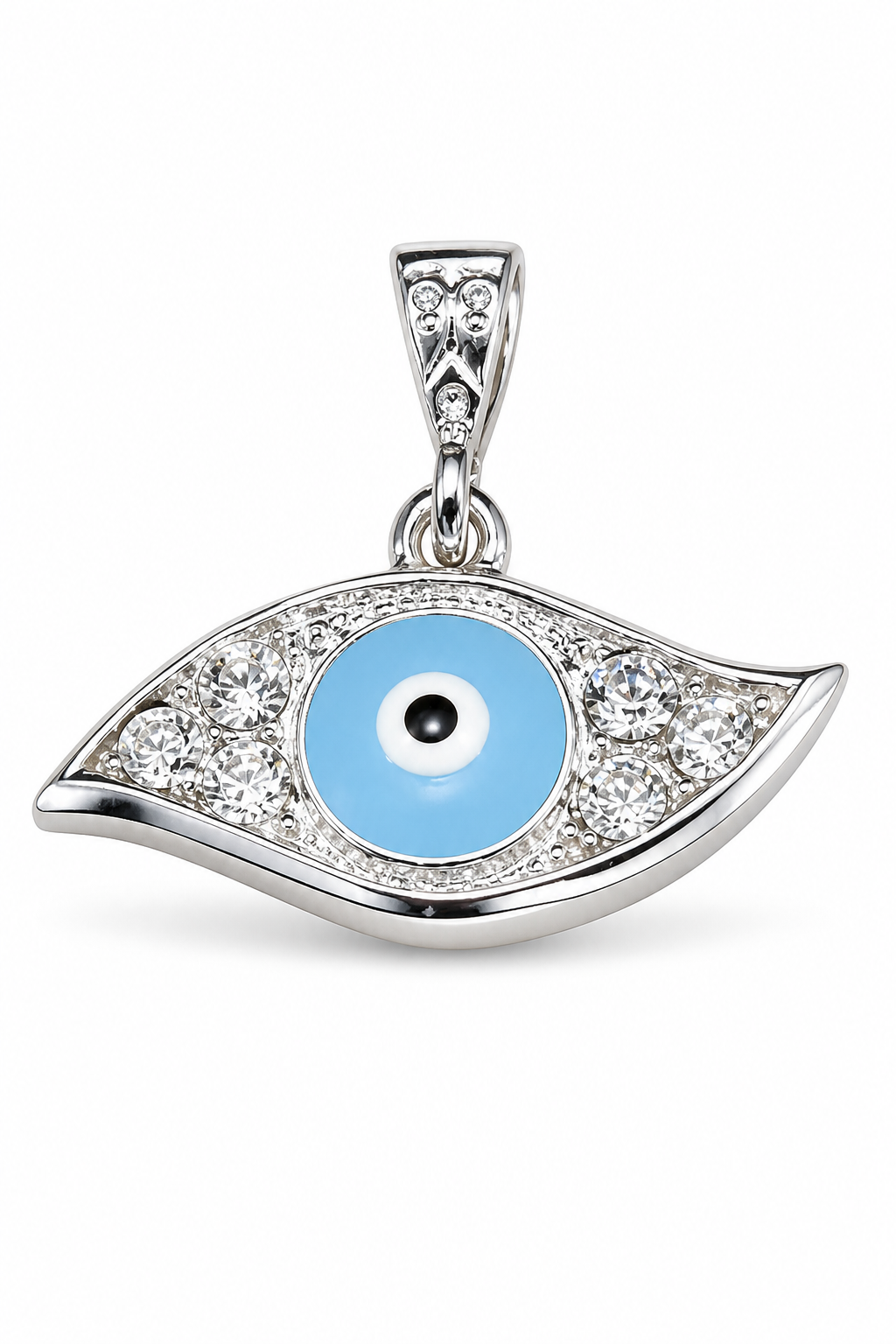 VPKJewelry 925 sterling silver Evil Eye pendant upgraded image 6