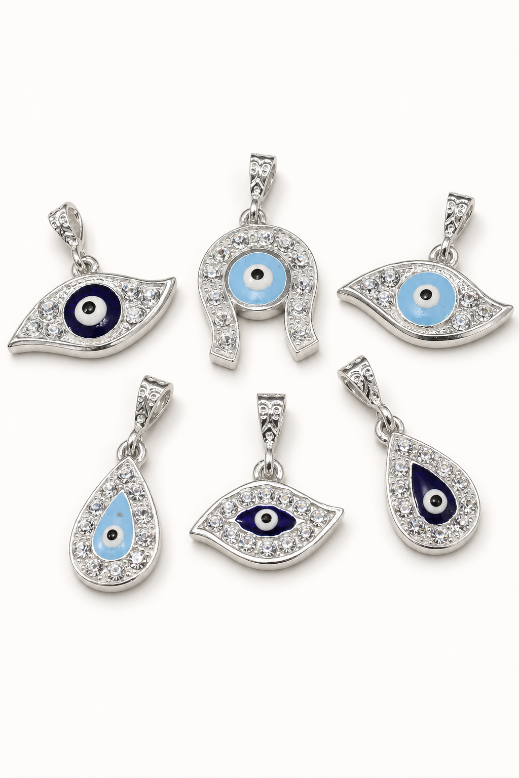 VPKJewelry 925 sterling silver Evil Eye pendant upgraded image 7