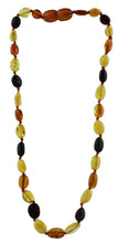 VPKJewelry Amber Teething Oval Necklace Babies Anti Inflammatory Drooling Pain Reduce Properties Multicolor Baltic