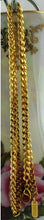 VPKJewelry 18k gold Stainless steel Link Curb Cuban Chain Necklace 4 mm 16''-36''