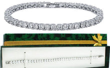 VPKJewelry Tennis Women's Bracelets 3 times 18k White Gold Plated 4 mm Diamonique CZ sz 6.7'' 7'' 7.5''